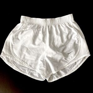 Nike White Tempo Shorts - XS